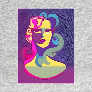 Vintage woman illustration T-Shirt